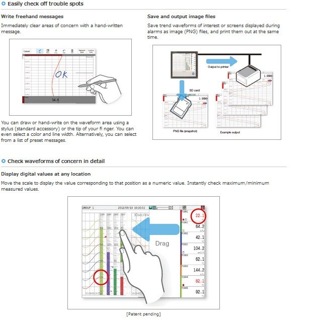 Yokogawa GX10 Touch Screen Recorder บริษัท เอดีดี เฟอร์เนส จำกัด